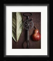 Leaf with Pear 1 Fine Art Print