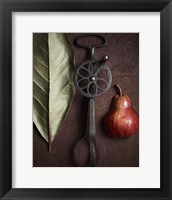 Leaf with Pear 1 Fine Art Print