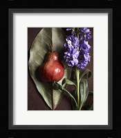 Leaf with Pear 2 Fine Art Print