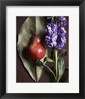 Leaf with Pear 2 Fine Art Print