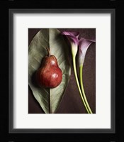 Leaf with Pear 3 Fine Art Print