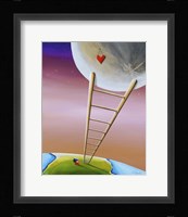 Destination Moon Framed Print