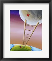 Destination Moon Framed Print