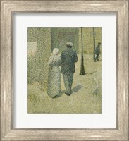 Couple In The Street, 1887 Fine Art Print