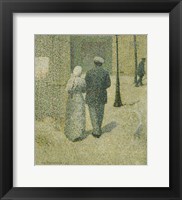 Couple In The Street, 1887 Fine Art Print