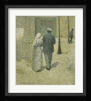 Couple In The Street, 1887 Fine Art Print