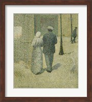 Couple In The Street, 1887 Fine Art Print