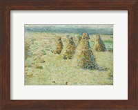 Haystacks In Normandy, 1887-89 Fine Art Print