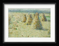 Haystacks In Normandy, 1887-89 Fine Art Print