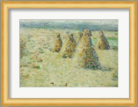 Haystacks In Normandy, 1887-89 Fine Art Print