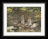 Stepping Stones, 1893 Fine Art Print
