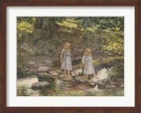 Stepping Stones, 1893 Fine Art Print