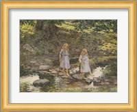 Stepping Stones, 1893 Fine Art Print