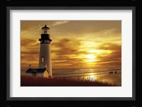 Lighthouse at Sunset Fine Art Print