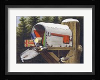 Chickadee's Watch Fine Art Print