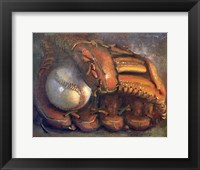 Baseball with Mitt 7 Fine Art Print