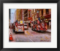 Fire Department New York, 42nd Street NYC Framed Print