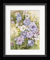 Blue Prairie Gentian And Cosmos Fine Art Print