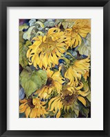 Cascading Sunflowers Fine Art Print