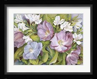 Purple Tulips/ White Alstroneria Fine Art Print