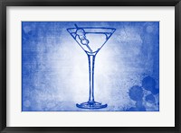 Martini Blue Print I Fine Art Print
