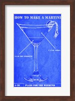 Martini Blue Print II Fine Art Print