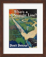 Straight Line Fine Art Print