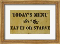 Eat or Starve Fine Art Print