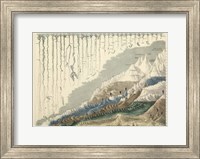 Map, Mountains and Rivers Fine Art Print