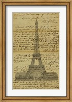 Paris Letter Fine Art Print