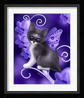 Amethyst Cat Framed Print