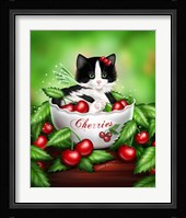Cherry Kitten Fine Art Print