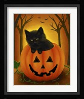 Halloween Kitten Framed Print