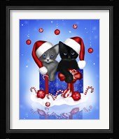 Candy Cane Festivities Framed Print