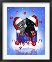 Candy Cane Festivities Framed Print