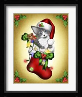 Santa Paws Framed Print