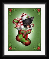 Candy Cane Elf Framed Print
