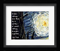 Great Things - Van Gogh Quote 1 Fine Art Print