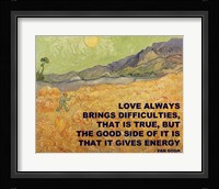 Love Brings -Van Gogh Quote Fine Art Print