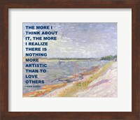 Love Others -Van Gogh Quote Fine Art Print