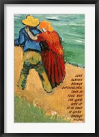 Love -Van Gogh Quote Fine Art Print