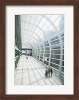 Business Travelers in Modern Airport Fine Art Print
