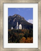 Bavarian Alps and Neuschwanstein Castle Fine Art Print
