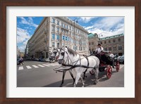 Horse Drawn Carriage in Vienna Fine Art Print