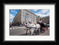 Horse Drawn Carriage in Vienna Fine Art Print