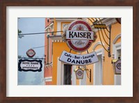 Danube River Cafe and Bar Fine Art Print