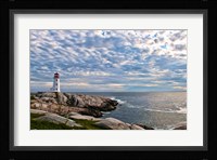 Lighthouse in Peggys Cove, Nova Scotia Fine Art Print
