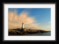 Peggy's Point Lighthouse at Sunset Fine Art Print