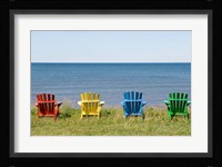 Beach Chairs on Prince Edward Island Fine Art Print