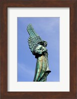 View of Angel in Quebec, Montreal Fine Art Print